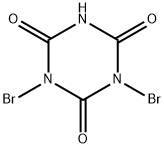 ジブロモイソシアヌル酸 化学構造式