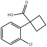 1-(2-CHLOROPHENYL)CYCLOBUTANECARBOXYLIC ACID Structure