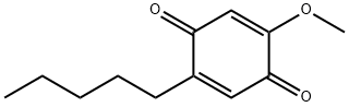 2-Methoxy-5-pentyl-1,4-benzoquinone 结构式