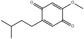 2-Isopentyl-5-methoxy-p-benzoquinone 结构式