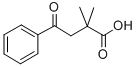 2,2-ジメチル-4-オキソ-4-フェニル酪酸 化学構造式