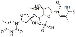 thymidin-3'-yl-4-thiothymidin-5'-yl methylphosphonate,151165-76-3,结构式