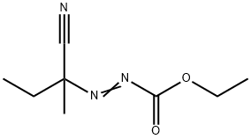 Diazenecarboxylic  acid,  (1-cyano-1-methylpropyl)-,  ethyl  ester  (9CI) Structure