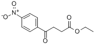 ETHYL 4-(4-NITROPHENYL)-4-OXOBUTYRATE 化学構造式
