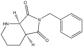 6-Benzyl-cis-2,8-diaza-bicyclo(4.3.0)nonan-7,9-dion 结构式