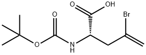 BOC-L-2-氨基-4-溴戊烯酸, 151215-34-8, 结构式