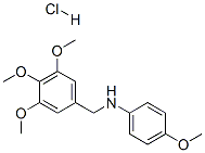 4-methoxy-N-[(3,4,5-trimethoxyphenyl)methyl]aniline hydrochloride 结构式