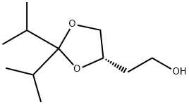 (S)-4-(2-羟乙基)-2,2-二异丙基-1,3-二氧戊环, 151223-12-0, 结构式
