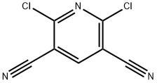2,6-二氯吡啶-3,5-二甲腈 结构式