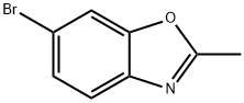 2-メチル-6-ブロモベンゾオキサゾール 化学構造式