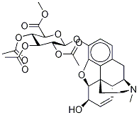 Morphine 3-(Tri-O-acetyl-β-D-glucuronide) Methyl Ester Structure