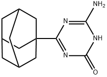 4-(1-アダマンチル)-6-アミノ-1,3,5-Tラジン-2-オール 化学構造式