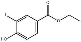 4-羟基-3-碘苯甲酸乙酯, 15126-07-5, 结构式