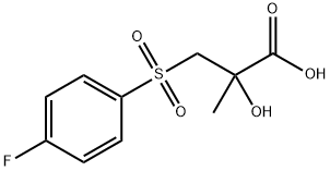 3-(4-Fluobenzenesulfhydry)-2-hydroxyl-2-methylpropionic acid