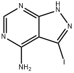 3-碘-1H-4-氨基吡唑[3,4-D]并嘧啶,151266-23-8,结构式