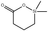 2,2-Dimethyl-1,2-oxasilinan-6-one Structure