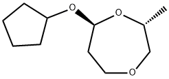 1,4-Dioxepane,7-(cyclopentyloxy)-2-methyl-,trans-(9CI)|