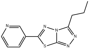 3-propyl-6-(3-pyridinyl)[1,2,4]triazolo[3,4-b][1,3,4]thiadiazole|