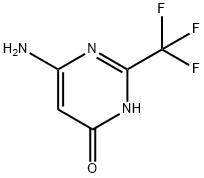 6-AMINO-2-TRIFLUOROMETHYL-PYRIMIDIN-4-OL, 1513-70-8, 结构式