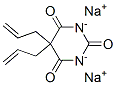 sodium 5,5-diallylbarbiturate Struktur