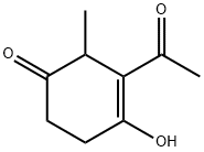 3-Cyclohexen-1-one, 3-acetyl-4-hydroxy-2-methyl- (9CI) Struktur