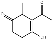 3-Cyclohexen-1-one, 3-acetyl-4-hydroxy-2-methyl- (9CI) 结构式