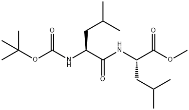 BOC-亮氨酰-亮氨酸, 15136-12-6, 结构式