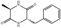 (3S,6R)-3-Benzyl-6-methyl-2,5-piperazinedione,15136-19-3,结构式
