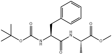 Boc-Phe-Ala-OMe 化学構造式