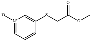 Acetic acid, [(1-oxido-3-pyridinyl)thio]-, methyl ester (9CI) 结构式