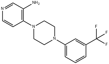 4-[4-[3-(Trifluoromethyl)phenyl]-1-piperazinyl]-3-pyridinamine|