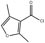 3-Furancarbonyl chloride, 2,4-dimethyl- (9CI) Struktur