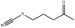 Thiocyanic acid, 4-oxopentyl ester (9CI) Structure