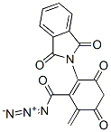 3-(5,6-methylenedioxy-2-phthalimidyl)benzoyl azide Structure