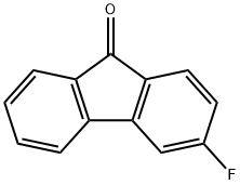 3-フルオロフルオレン-9-オン 化学構造式