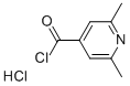 2,6-Dimethyl-4-pyridinecarbonyl  chloride  hydrochloride Struktur