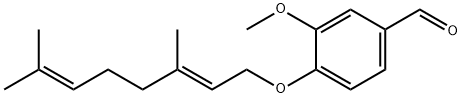 O-geranylvanillin 结构式