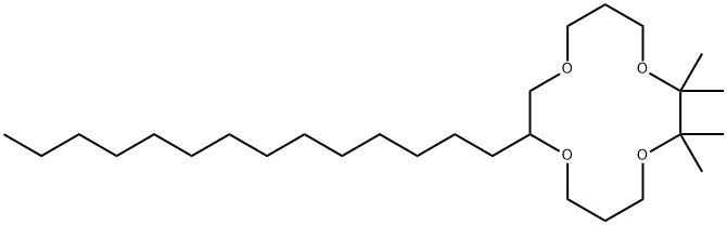 151460-00-3 9-Tetradecyl-2,2,3,3-tetramethyl-1,4,8,11-tetraoxacyclotetradecane
