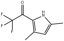 Ethanone, 1-(3,5-dimethyl-1H-pyrrol-2-yl)-2,2,2-trifluoro- (9CI) 结构式