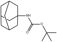 N-t-Boc-1-adamantylamine Structure