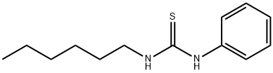 1-己基-3-苯基-2-硫脲, 15153-13-6, 结构式