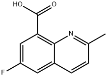 6-Fluoro-2-methylquinoline-8-carboxylic acid Structure