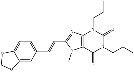 (E)-7-메틸-8-(3,4-메틸렌디옥시스티릴)-1,3-디프로필크산틴