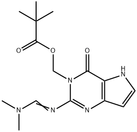 N1-(Pivaloyloxy)Methyl-N2-(diMethylaMino)Methylene 9-Deazaguanine|N1-(Pivaloyloxy)Methyl-N2-(diMethylaMino)Methylene 9-Deazaguanine