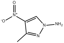 1H-Pyrazol-1-amine,3-methyl-4-nitro-(9CI) Structure