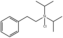 PHENETHYLDIISOPROPYLCHLOROSILANE 化学構造式