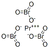 praseodymium tribromate  Struktur