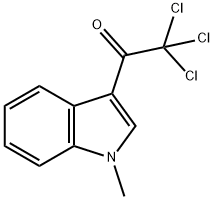 1-methyl-3-trichloroacetylindole Structure