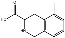 DL-5-メチル-1,2,3,4-テトラヒドロイソキノリン-3-カルボン酸 化学構造式