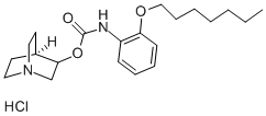 카르밤산,(2-(헵틸옥시)페닐)-,1-아자비시클로(2.2.2)옥트-3-일에스테르,모노히드로클로라이드